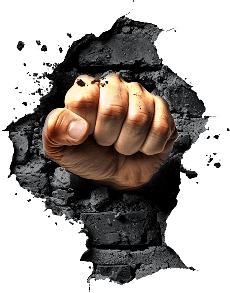 Who Knows Marketing Delivers Like a Punch Through a Wall